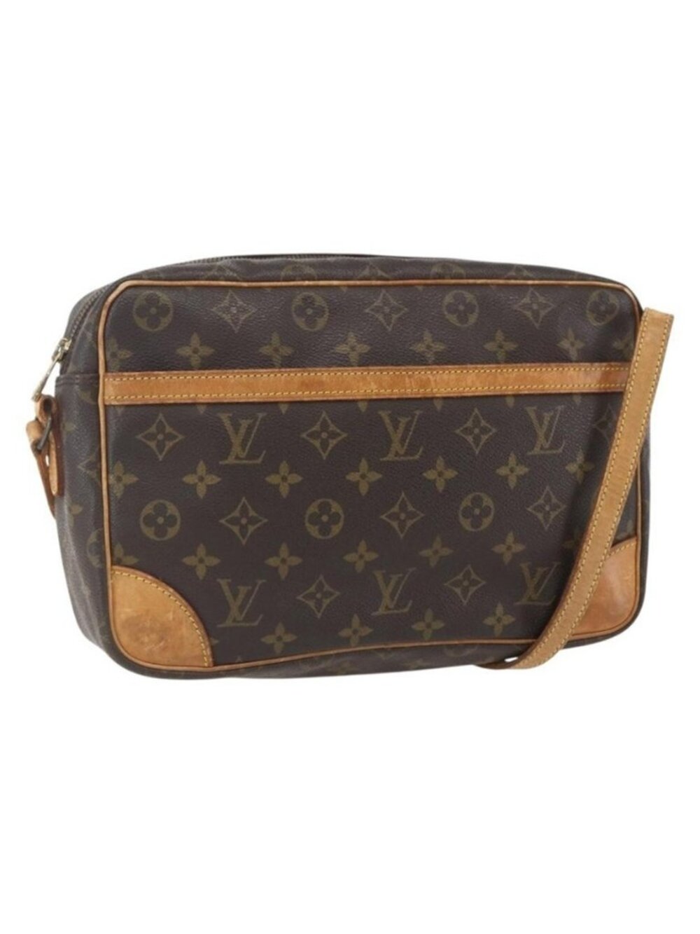 Authentic LOUIS VUITTON Monogram Trocadero 30 Shoulder Bag M51272 LV
